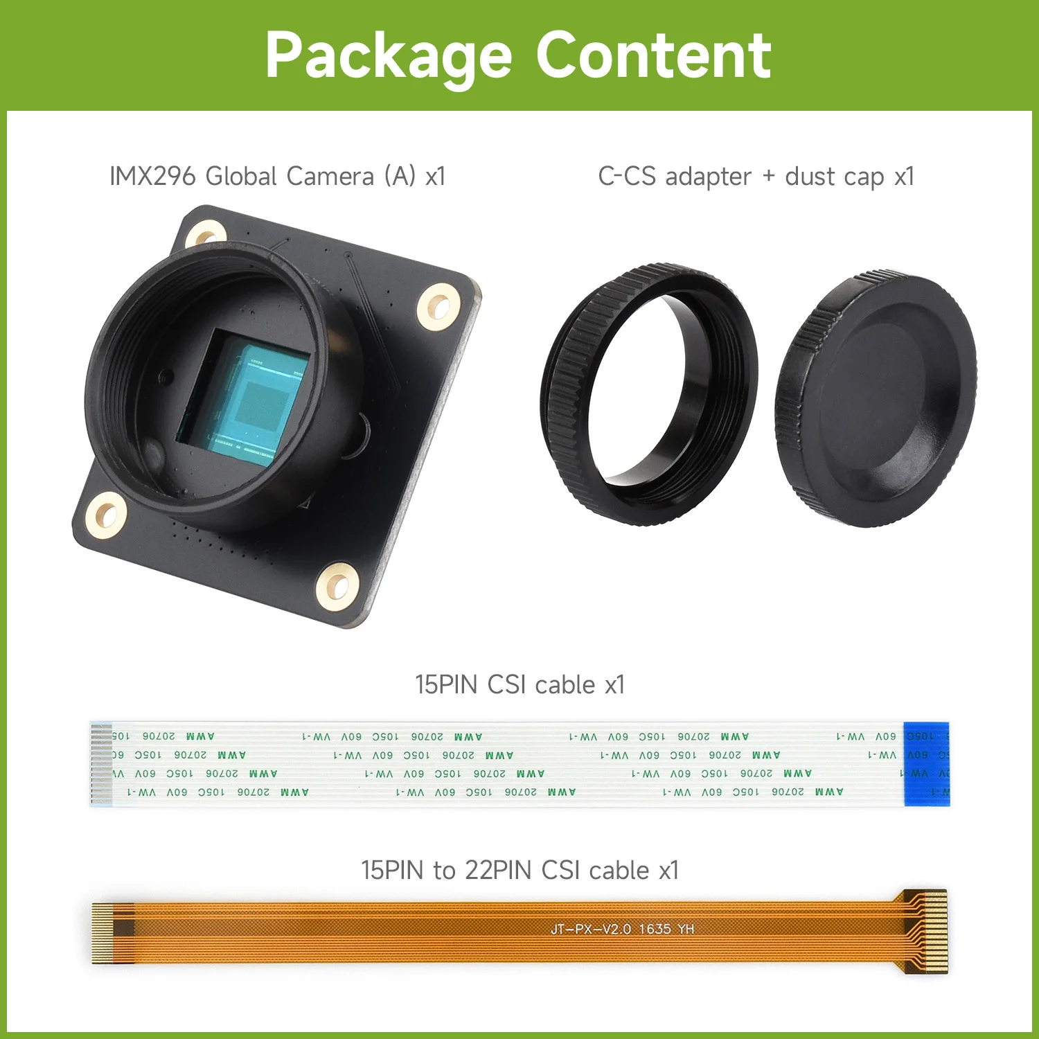 Waveshare IMX296 Global Shutte - Raspberry Pi Global Shutter Camera Imx296 recension och pris
